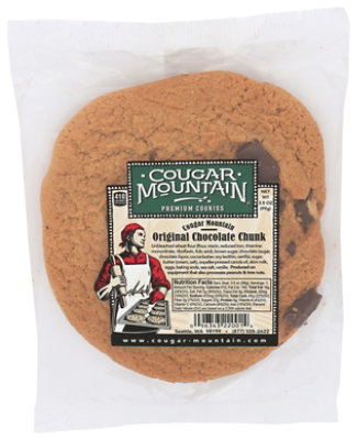 Cougar Mountain Chocolate Chunk Cookie - 3.5 OZ - Image 1