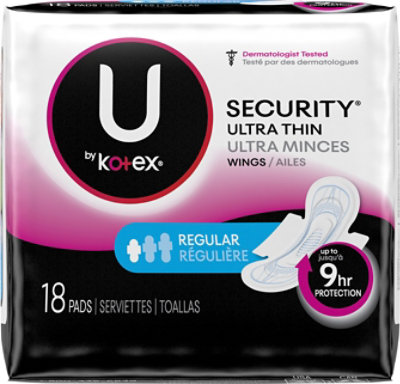 Kotex Ultra Thin Maxi Pad With Wings - 18 CT - Image 2