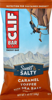 CLIF Sweet & Salty Caramel Toffee With Sea Salt - 2.4 Oz - Image 2