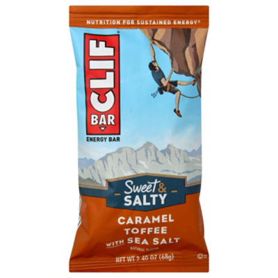 CLIF Sweet & Salty Caramel Toffee With Sea Salt - 2.4 Oz - Image 1