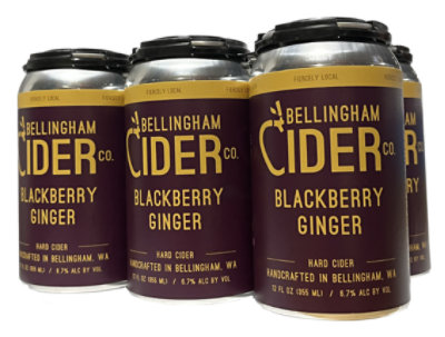 Bellingham Cider Blackberry Ginger - 6-12 FZ - Image 1