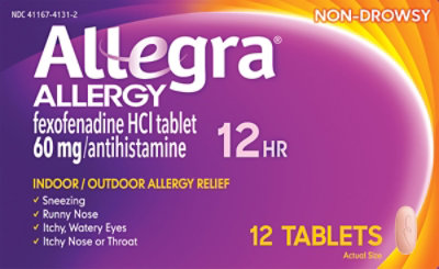 Allegra Adult 12hr - 12 CT - Image 2