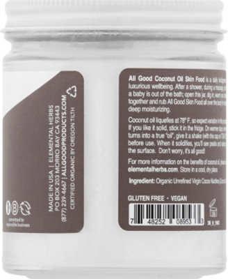 Elemental All Good Coconut Oil - 7.5 FZ - Image 5