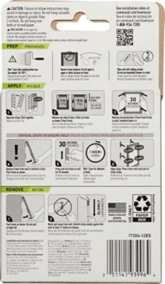 3M Command PiCounture Hanging Strips Medium - 12 Count - Image 3