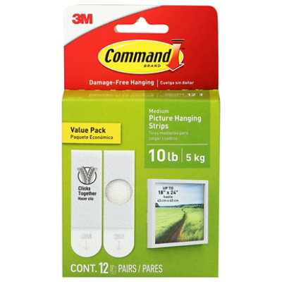 COMMAND COMMAND - Klebehaken Draht 0.22 kg, 3 St…