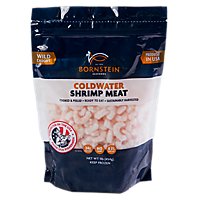 Cooked Oregon Shrimp Meat 350-500 in each pound Frozen - 16 oz. - Image 1