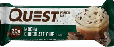 Quest Bar Mocha Choc Chip - 2.12 OZ - Image 2