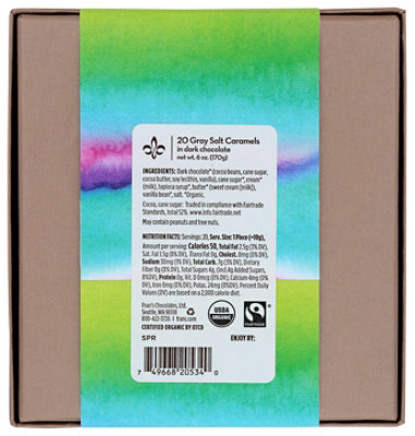 Frans Gray Salt Carm Gift Box W/green Ribbon 20 Piece - 6 OZ - Image 4