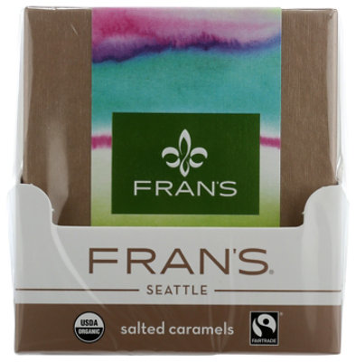Frans Gray Salt Carm Gift Box W/green Ribbon 20 Piece - 6 OZ - Image 1
