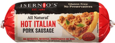 Isernios Pork Roll Hot Italian - 16 OZ - Image 2