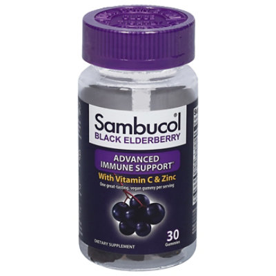 Sambucol Gummies Black Elderberry - 30 CT - Image 1
