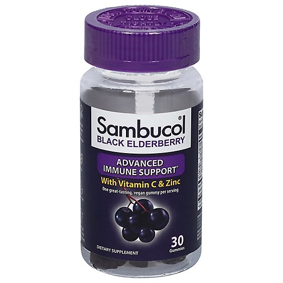 Sambucol Gummies Black Elderberry - 30 CT