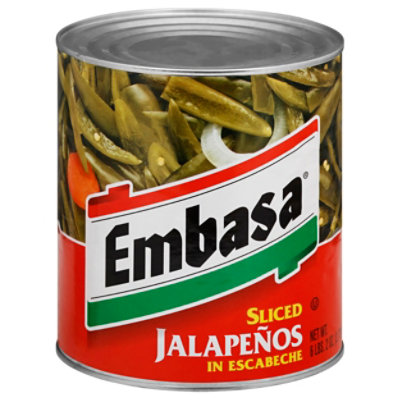 Embasa Sliced Jalapenos - 98 OZ - Image 3