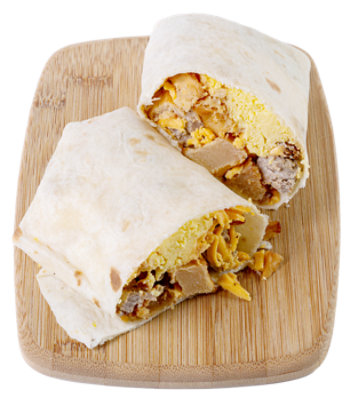 Haggen Egg & Sausage Breakfast Burrito - 10 Oz. - Image 1
