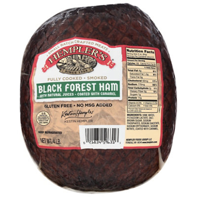Hemplers Black Forest Ham Boneless - 64 OZ - Image 1