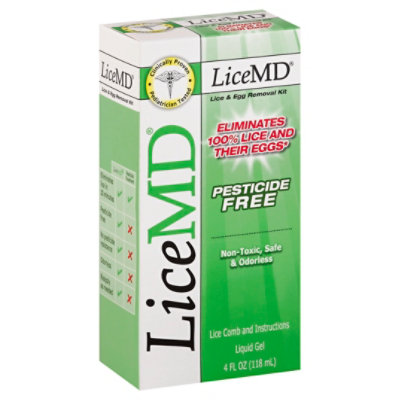 LiceMD Lice & Egg Removal Kit Pesticide Free - 4 Oz - Image 1