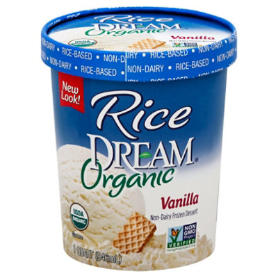 Rice Dream Organic Frozen Dessert Vanilla - 1 Quart - Image 1