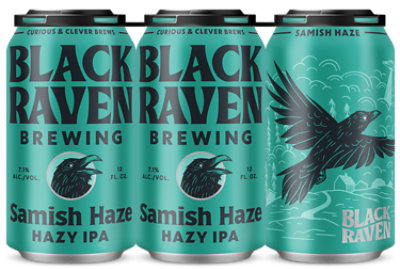 Black Raven Samish Haze 4/6 In Cans - 6-12 FZ - Image 1