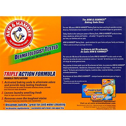 Arm & Hammer Laundry Detergent Free Powder - 3.58 LB - Image 3