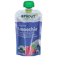 Sprout Organic Smoothie Berry Grape With Coconut Milk Veggies & Flax Seed - 4 OZ - Image 3