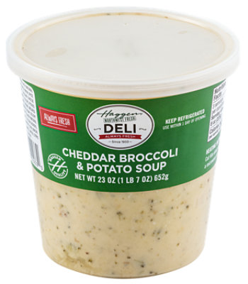 Haggen Cheddar Broccoli Soup - 23 oz. - Image 1
