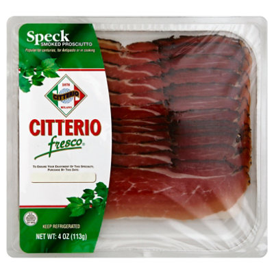 Citterio Speck Smoked Fresco Prosciutto - 4 Oz - Image 1