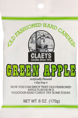 Claeys Green Apple Candy - 6 OZ - Image 2