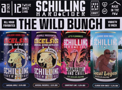 Schilling Cider Variety In Cans - 12-12 FZ - Image 5