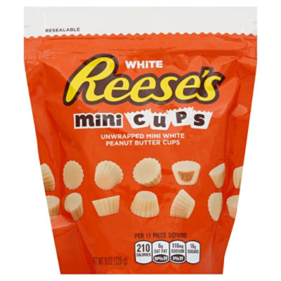 Reeses Pb Cup White Minis Pouch - 8 OZ - Image 1