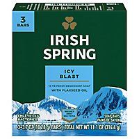 Irish Spring Icy Blast Bar Soap - 3-3.75 OZ - Image 3