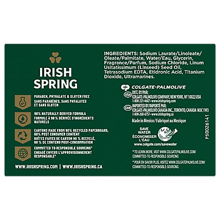Irish Spring Icy Blast Bar Soap - 3-3.75 OZ - Image 5
