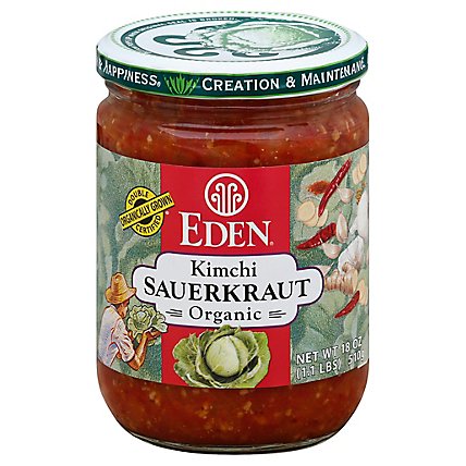 Eden Food Sauerkraut Kmchi Org - 18 OZ - Image 1