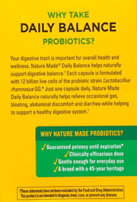 Nature Made Daily Balance Probiotic - 30 CT - Image 5