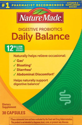 Nature Made Daily Balance Probiotic - 30 CT - Image 2