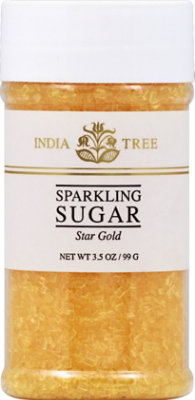 India Tree Gold Sparkle Sugar - 3 OZ - Image 2