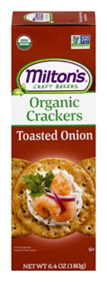 Miltons Cracker Tstd Onion Bkd Org - 6 OZ - Image 1