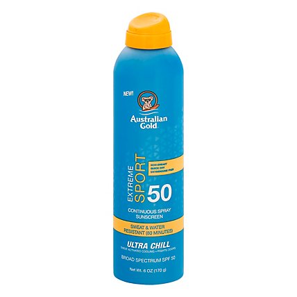 Australian Gold Sport Spray Spf 50 - 6 Oz - Image 1