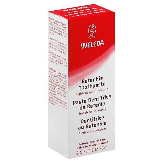 Weleda Products Toothpaste Ratanhia - 2.5 OZ