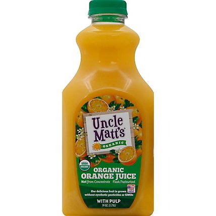 Uncle Matts Orange Juice With Pulp - 59 FZ - Image 2