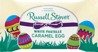 Russell Stover White Chocolate Caramel Egg - 1 OZ - Image 2