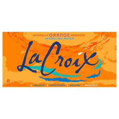 LaCroix Orange Sparkling Water - 8-12 Oz