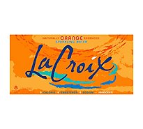 LaCroix Sparkling Water Orange - 8-12 Oz
