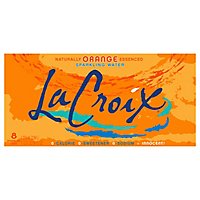 LaCroix Sparkling Water Orange - 8-12 Oz - Image 1