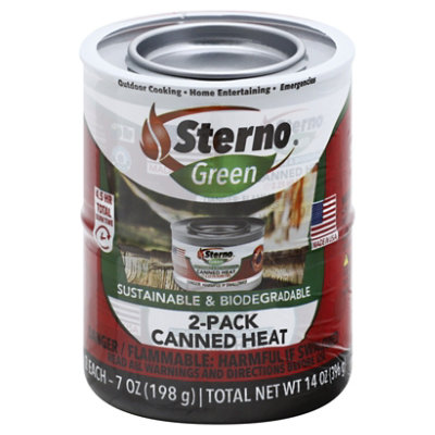 Sterno Canned Heat Cooking Fuel - 2 CT - Image 1