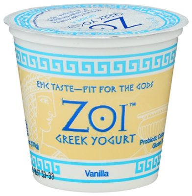 Zoi Vanilla Yogurt - 6 OZ - Image 1