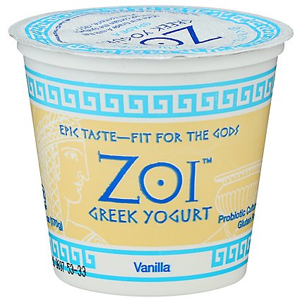 Zoi Vanilla Yogurt - 6 OZ - Image 1