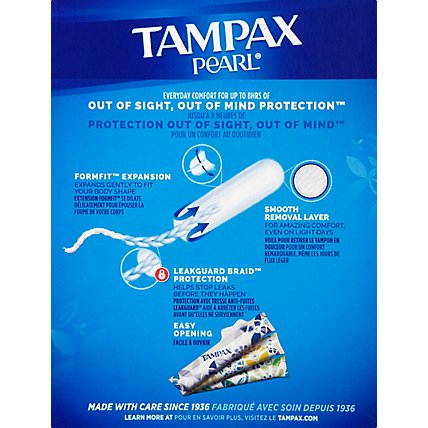 Tampax Pearl Super Plus Fresh - 18 CT - Image 3