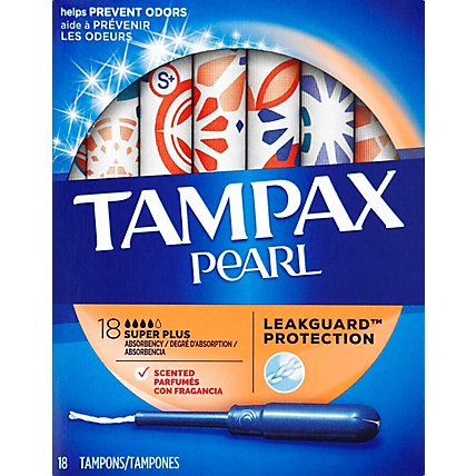 Tampax Pearl Super Plus Fresh - 18 CT - Image 2