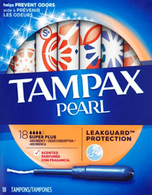 Tampax Pearl Super Plus Fresh - 18 CT - Image 2