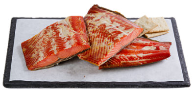 Traditional Hot Smoked Wild Sockeye Salmon - 1 lb. - Image 1